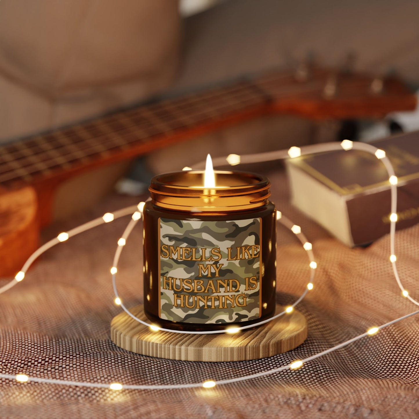 Whitetail Widows Scented Soy Candle (Amber Jar)