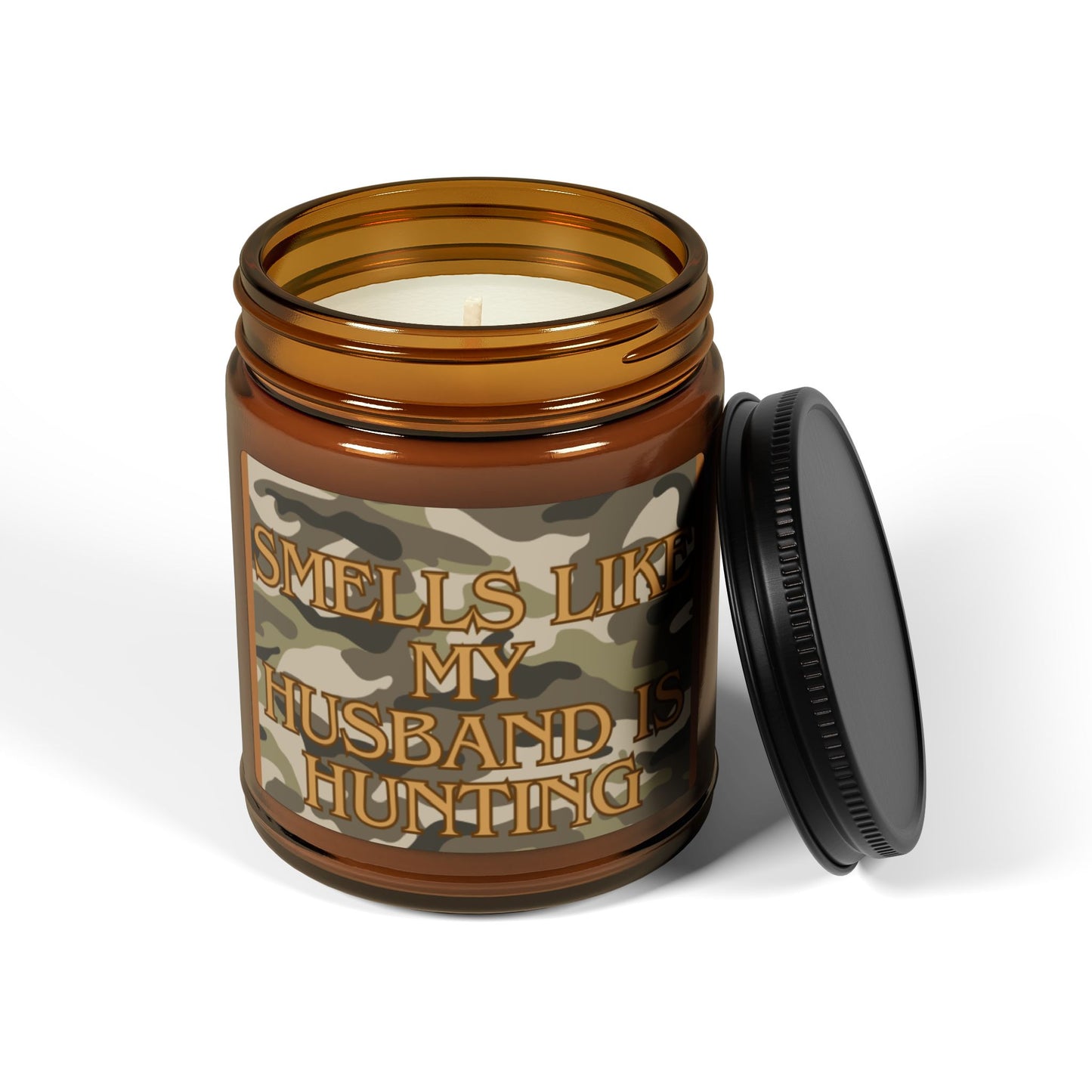 Whitetail Widows Scented Soy Candle (Amber Jar)